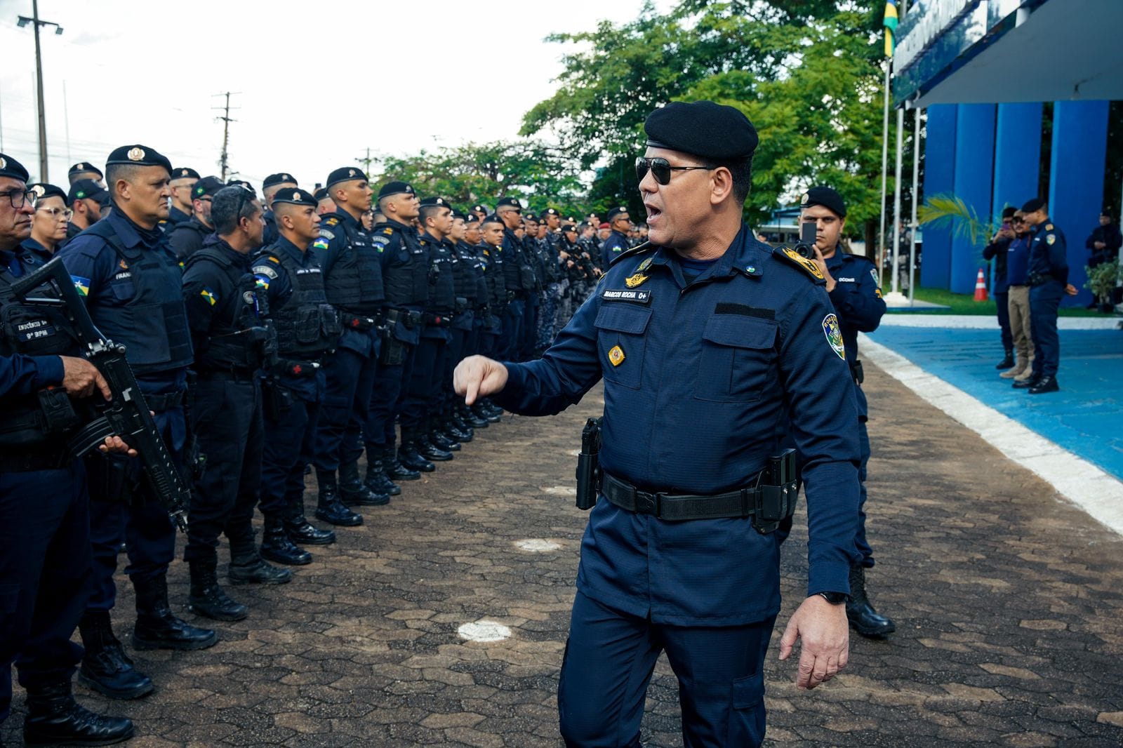 Governador de Rondônia, Coronel Marcos Rocha agradece Forças Policiais