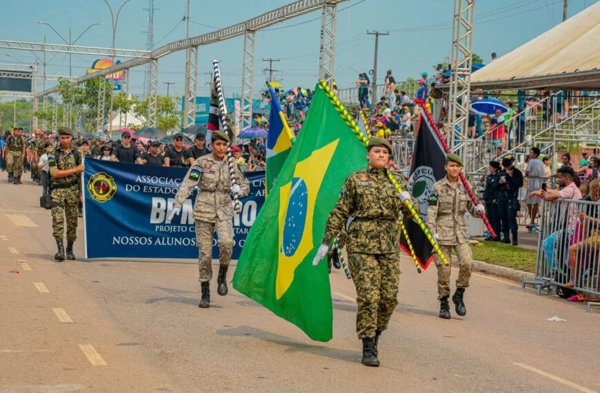 Porto Velho prepara uma noite de civismo na Avenida Santos Dumont