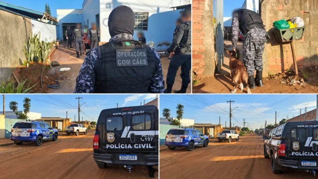 Operação ‘fecha boca’ prende 3, apreende, cocaína, crack, maconha e apetrechos, em Vilhena