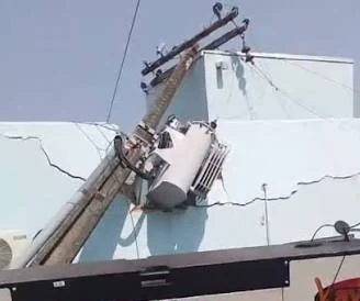 VÍDEO: Queda de poste suspende atendimentos na Policlínica Ana Adelaide em Porto Velho