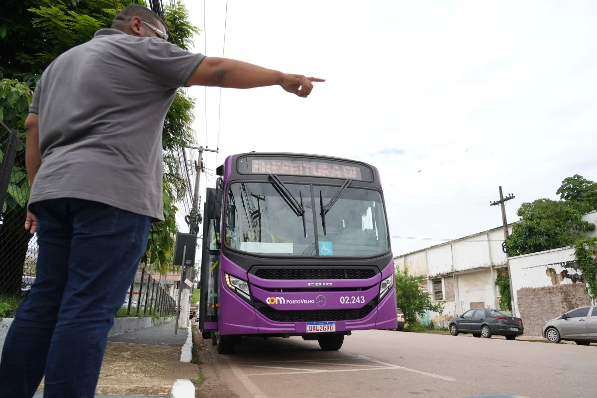Transporte público será gratuito em Porto Velho nos dois turnos das eleições