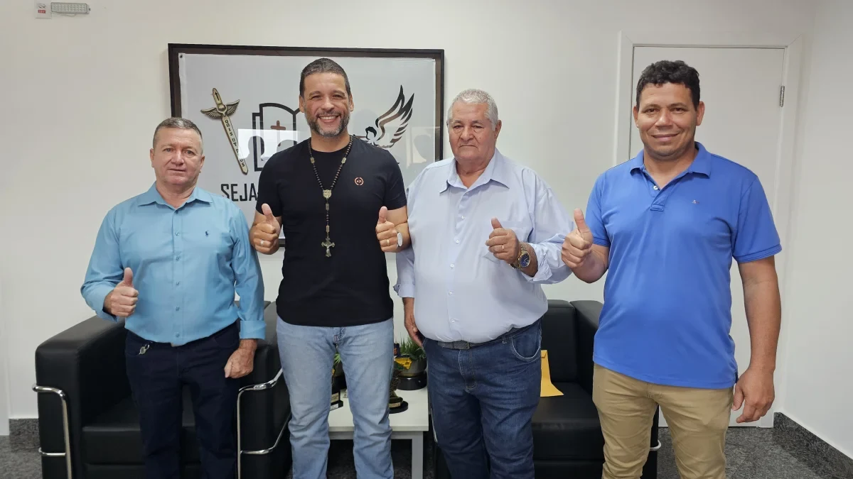 Deputado e Vice Governador Eleito Delegado Camargo recebe vereadores de Cabixi para discutir melhorias e demandas do município
